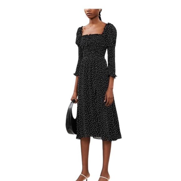Reformation Polka Dot Dress - Picture 2 of 8